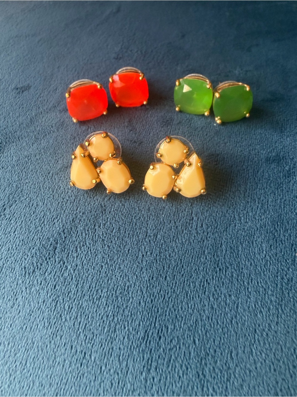 Kate Spade earring trio